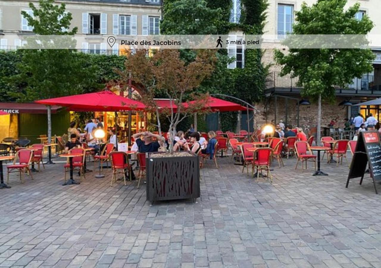 Ferienwohnung Le Cosy-Chic, 2 Min A Pied Cathedrale , Jacobins Le Mans Exterior foto